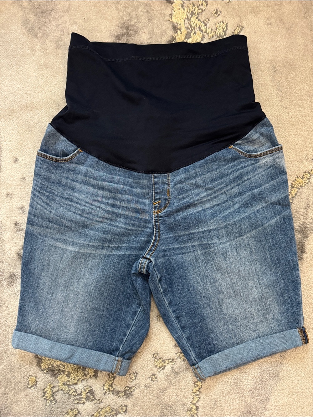Liz Lange for Target Dark Navy & Medium Blue Maternity Bermuda Shorts